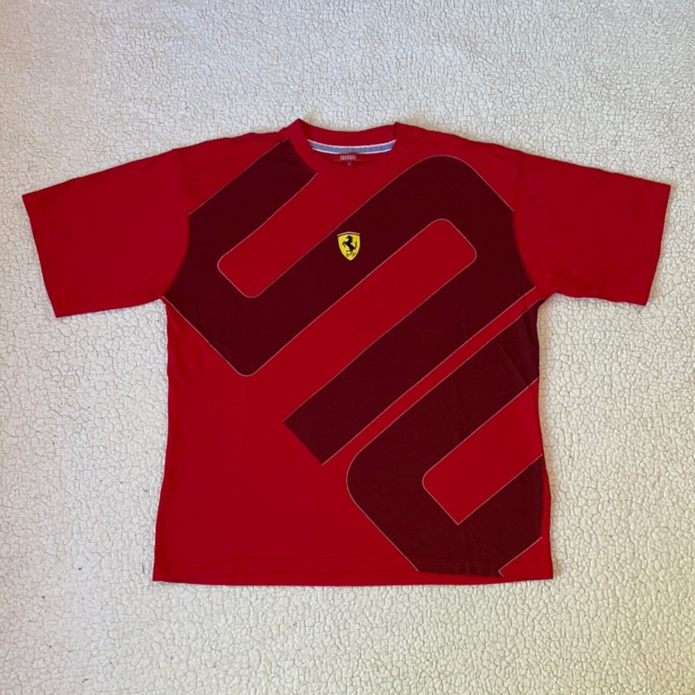 Ferrari Scuderia Racing Center Logo Tee